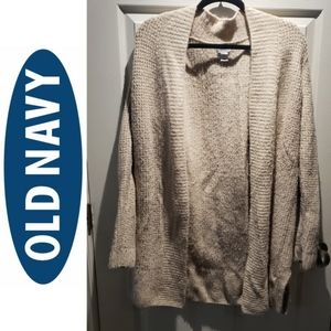 Old Navy Tan Open Front Cardigan Size M